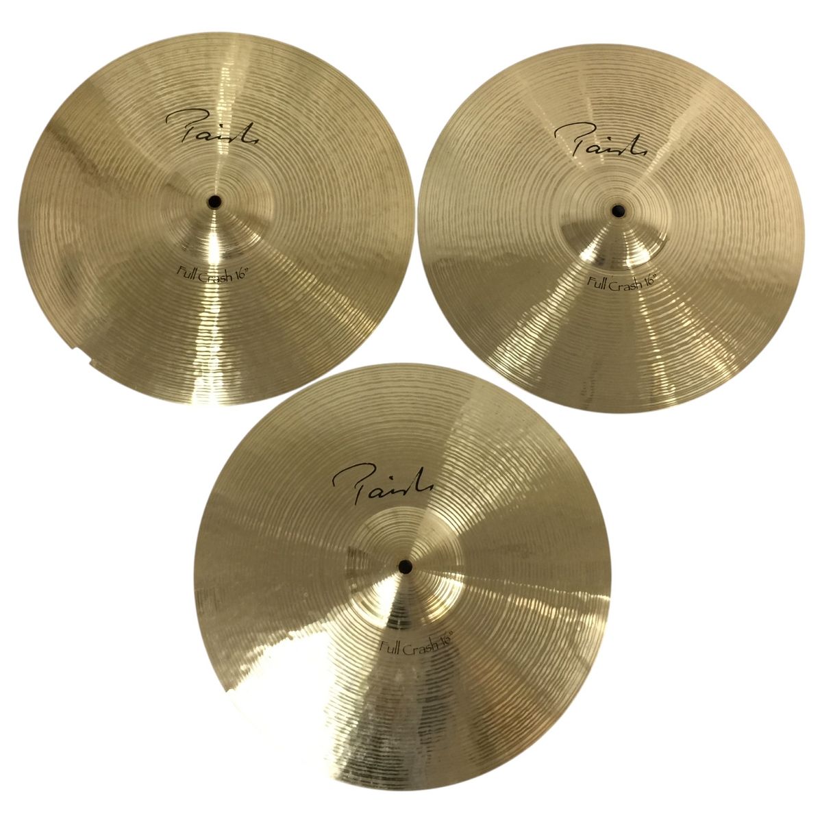 Paiste セット Signature Full Crash 16 シンバル 割れあり