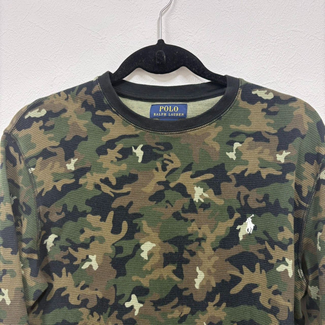 あ*お様 古着 Polo Ralph Laurenラルフローレン 迷彩サーマル長 美品!!送料無料!!】 POLO Ralph Lauren ポロ ラルフローレン サーマル
