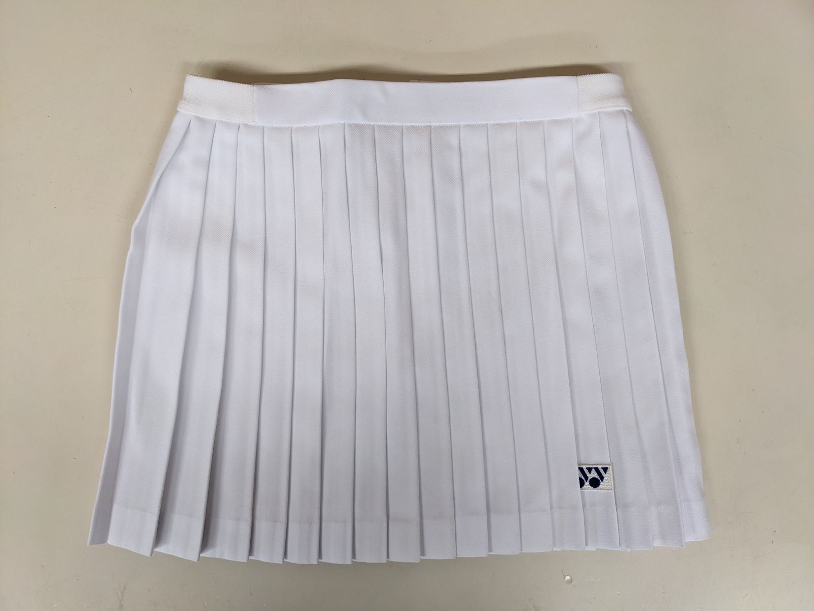 YONEX ヨネックス 白いプリーツスコート ウエスト70 cm 70年代 スカート mkk 110