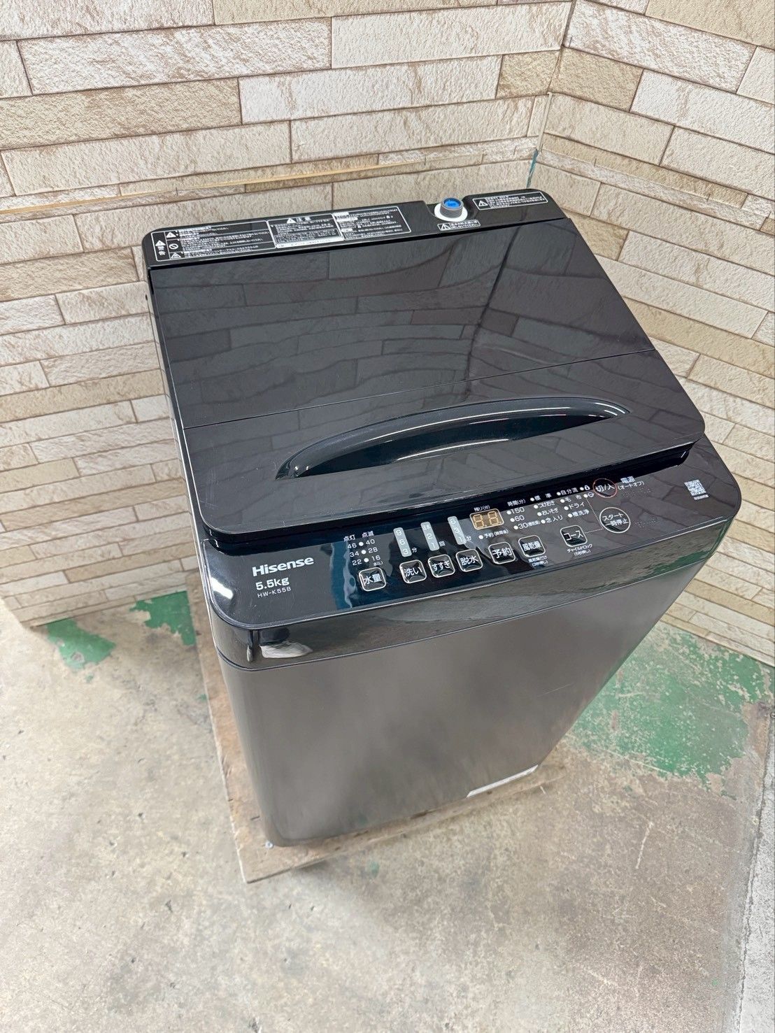 高年式 大阪 3か月保障付き 洗濯機 ハイセンス 5 kg HW K 55 B IS 509