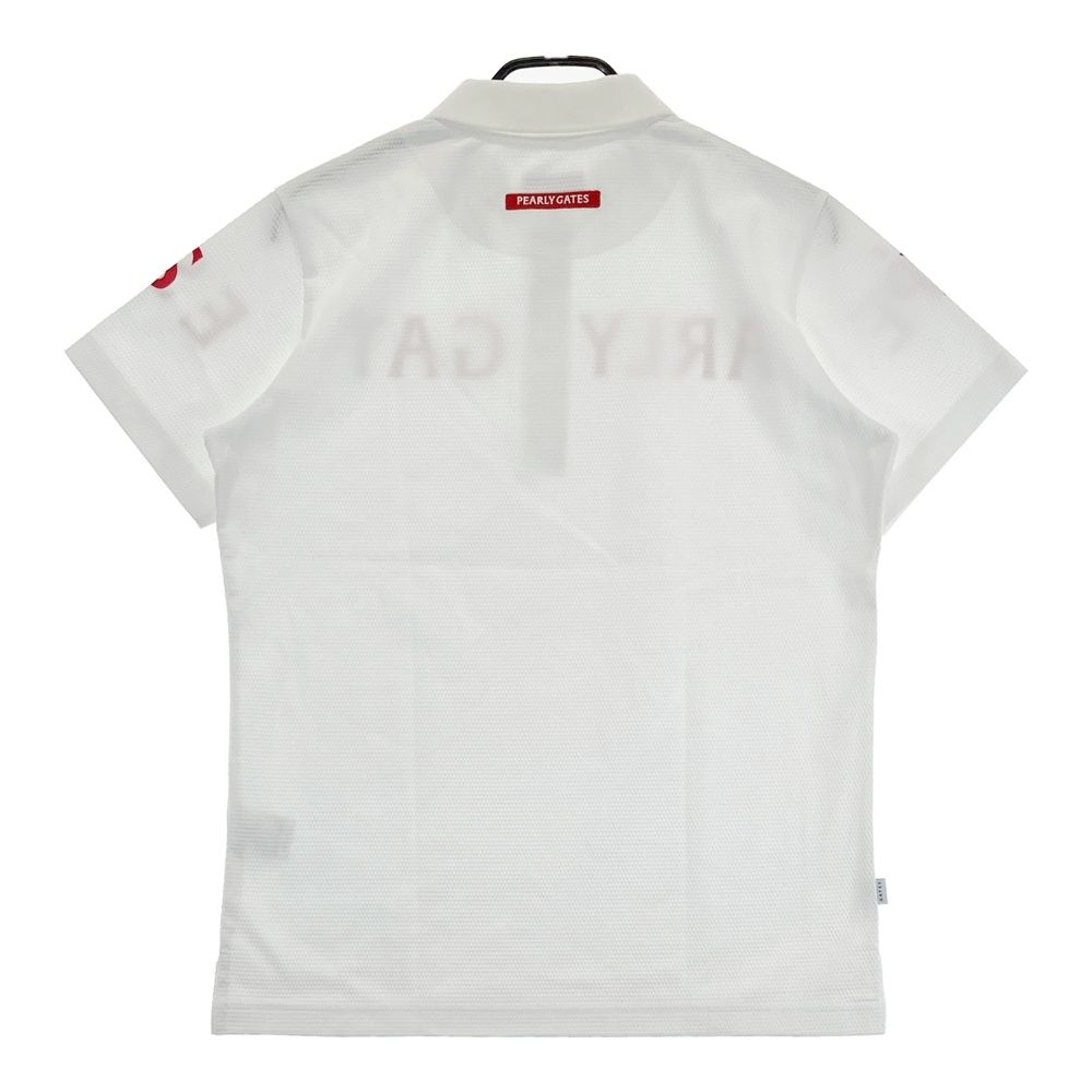 PEARLY GATES 新作半袖ポロシャツ サイズ5 ホワイト系 新品未使用 サイズ：5 PEARLY GATES パーリーゲイツ 半袖ポロシャツ ホワイト系