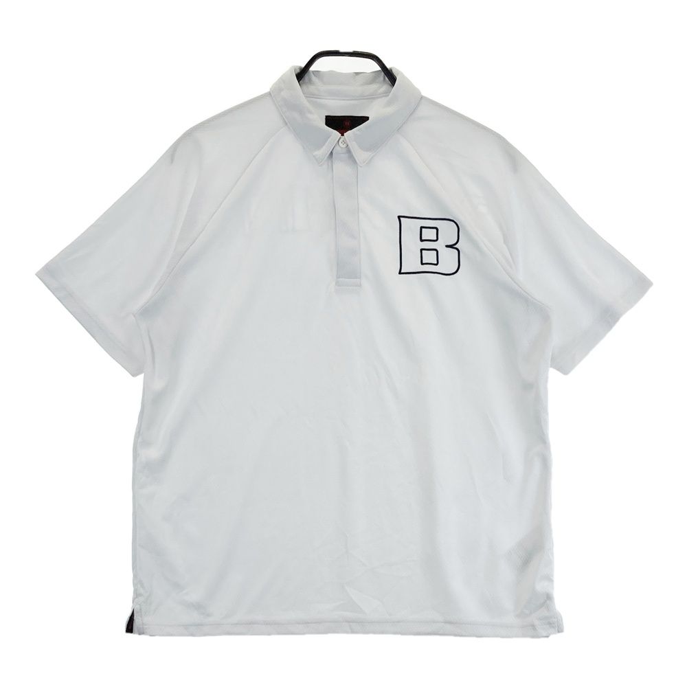 サイズ：M BRIEFING GOLF ブリーフィング 半袖ポロシャツ ホワイト系