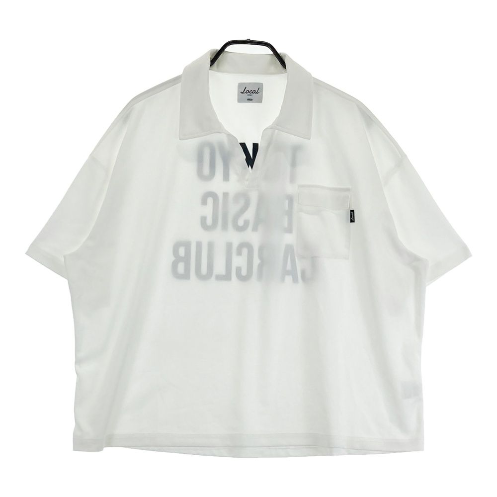 サイズ：S/M LOCAL GOLF ローカルゴルフ 半袖ポロシャツ スキッパー