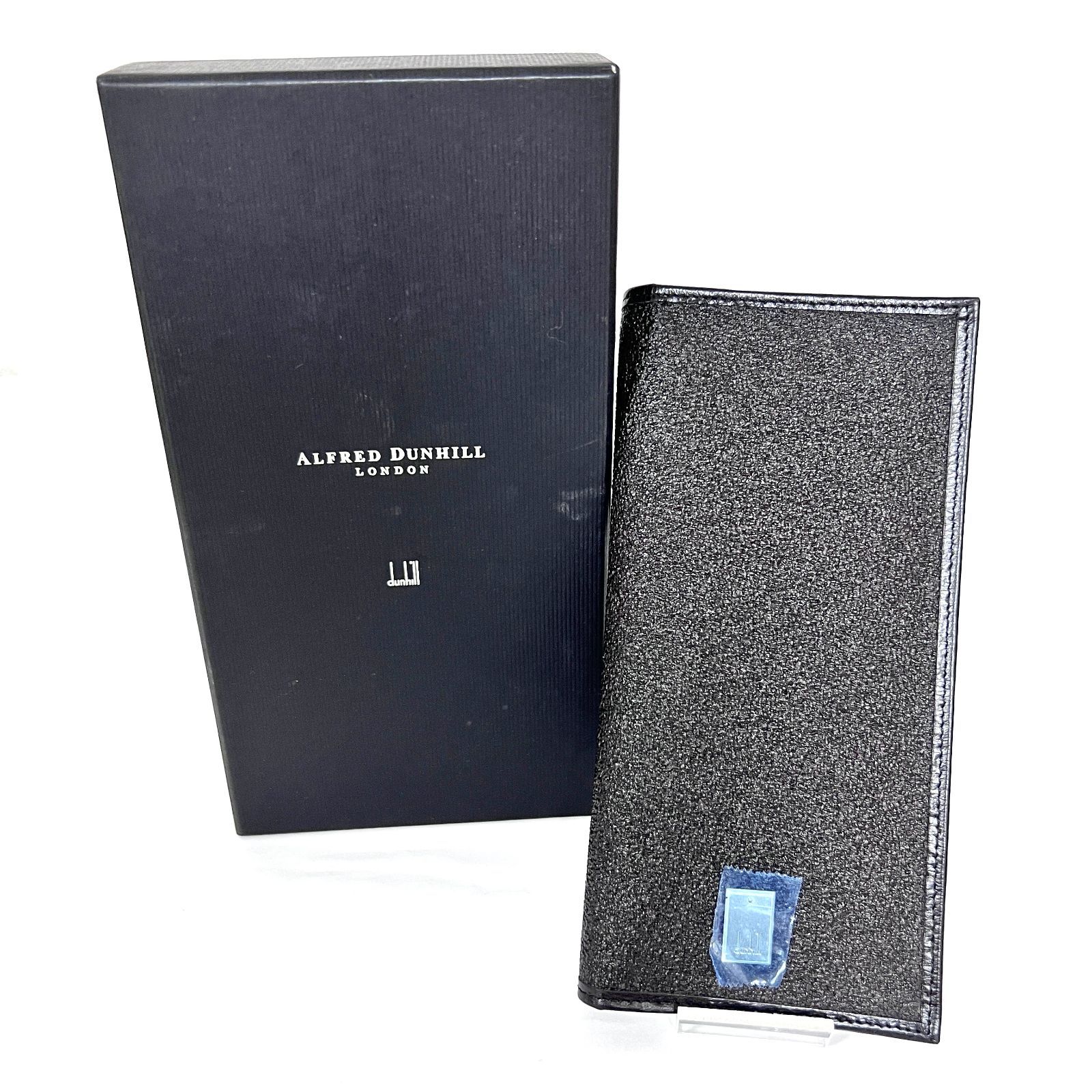 取扱No.1 未使用 dunhill ダンヒル 二つ折り 長財布 札入れ レザー 箱付き