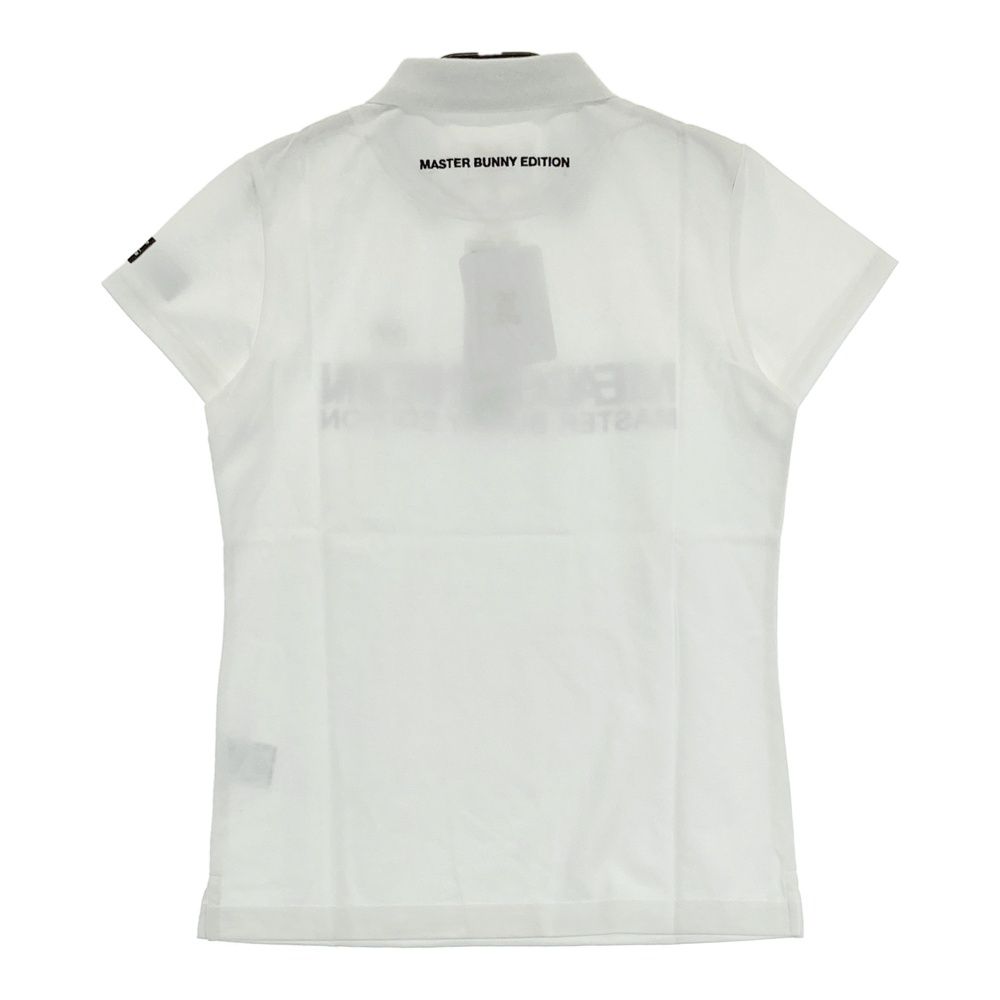 サイズ 0 MASTER BUNNY EDITION マスターバニーエディション 半袖ポロシャツ ホワイト系 ゴルフウェア レディース ストスト
