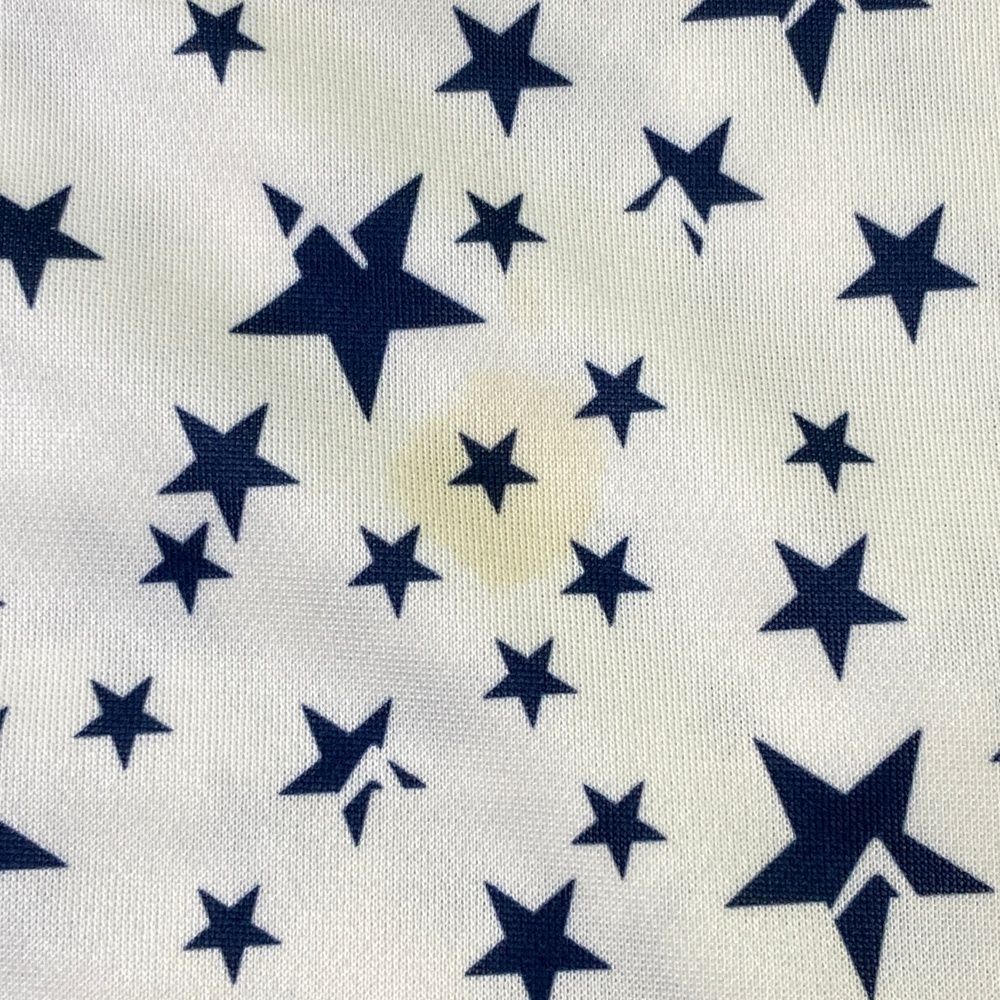 サイズ：M CALLAWAY キャロウェイ 半袖ワンピース 星柄 ホワイト系