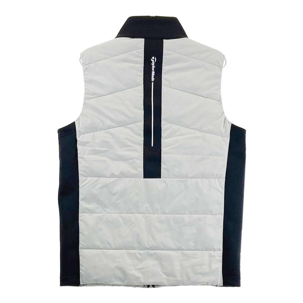 サイズ：L TAYLOR MADE テーラーメイド 中綿ジップベスト グレー系