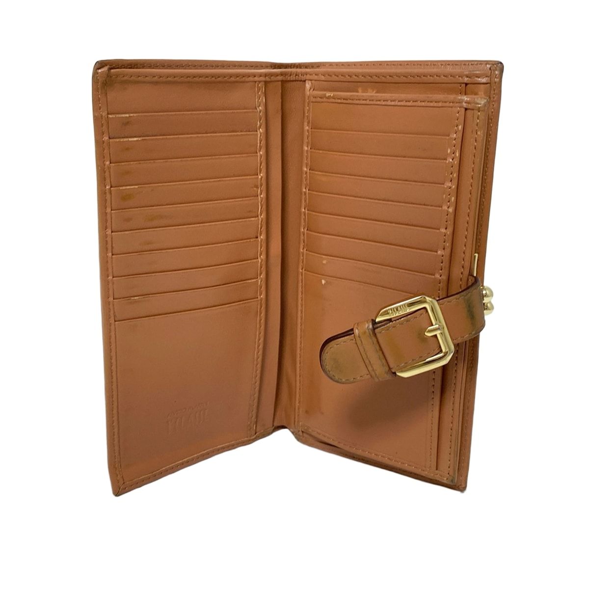 【美品】PRIMA CLASSE　プリマクラッセ　長財布　レザー PRIMA CLASSE ALVIERO MARTINI(プリマクラッセ) 長財布 - ベージュ