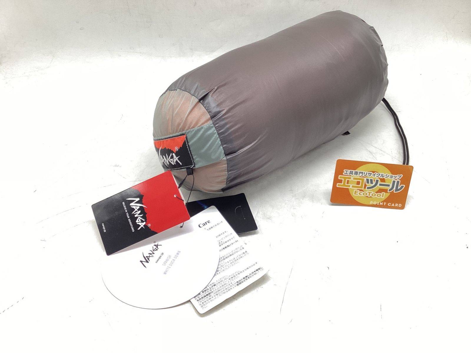 NANGA AURORA TEX LIGHT 450 DX レギュラーサイズ グレー エコツール豊田インター店 M 02