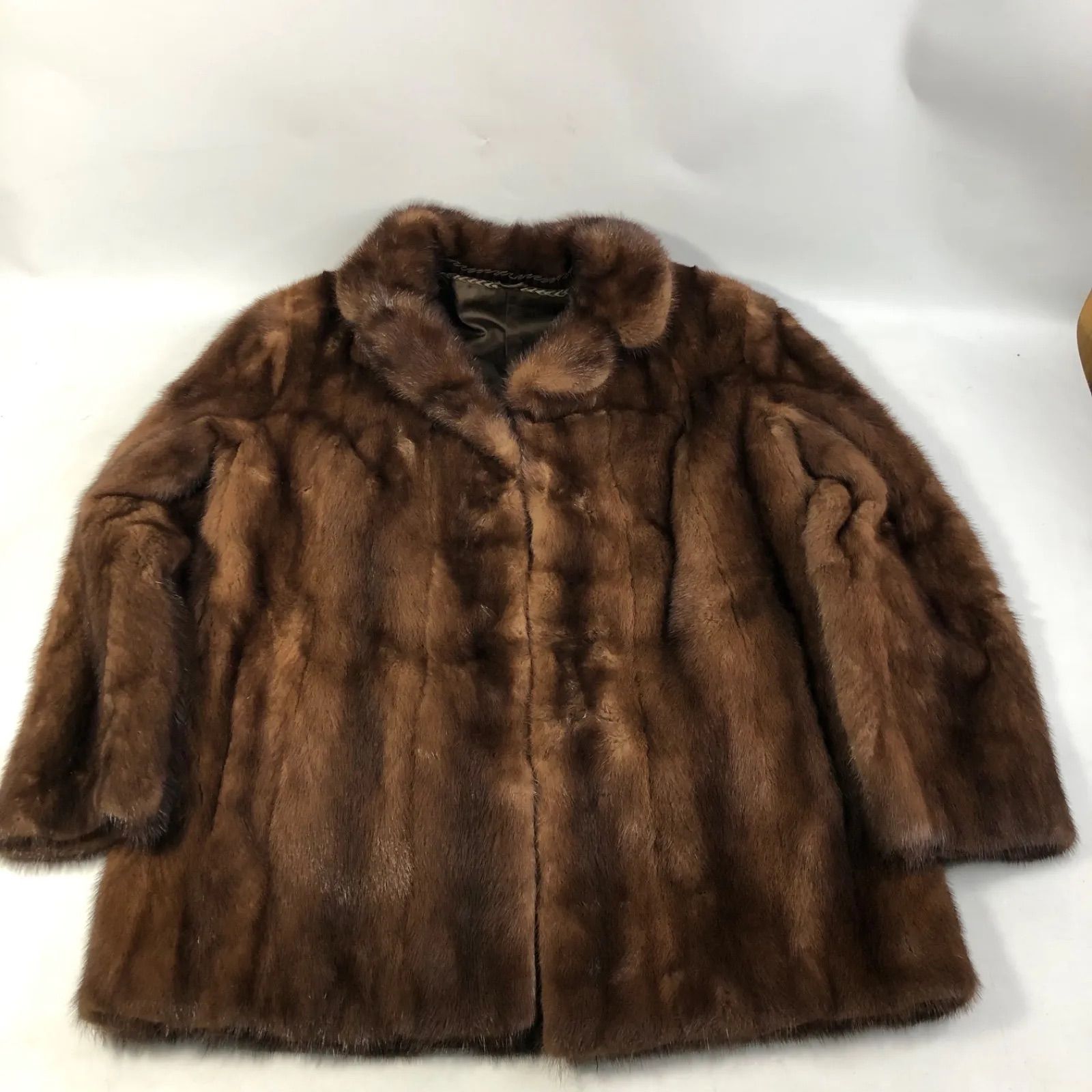 A1126-27-5 毛皮 レディース デミバフ ミンク 艶 上質 ファーコート