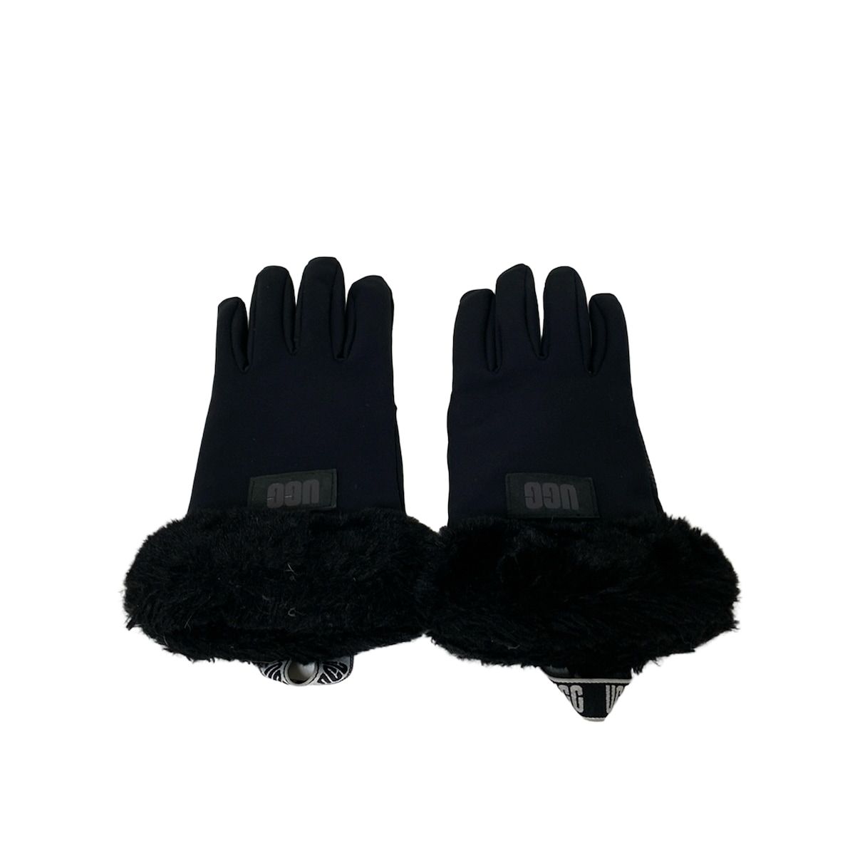 UGG アグ 手袋 レディース 黒 レザー