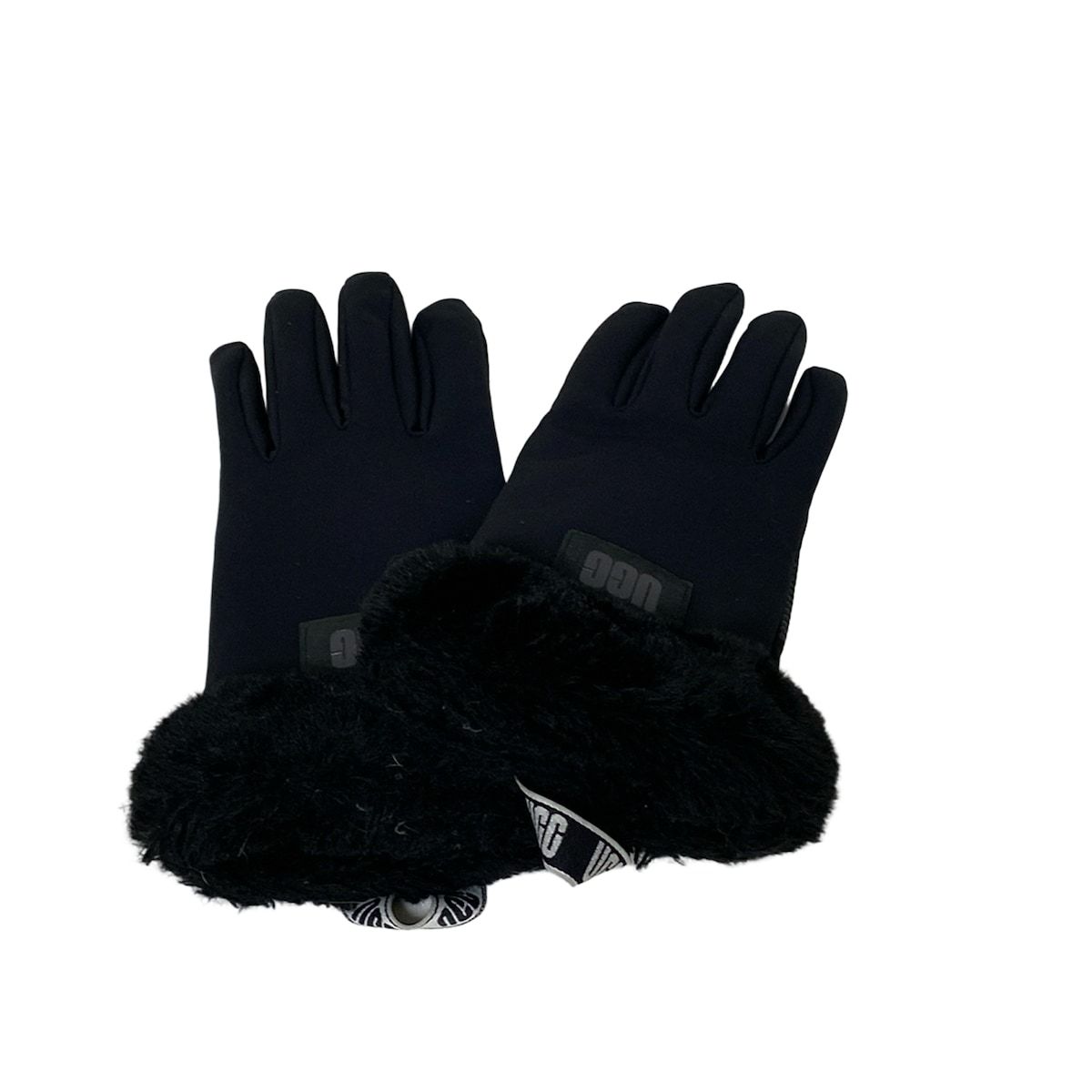 UGG アグ 手袋 レディース 黒 レザー