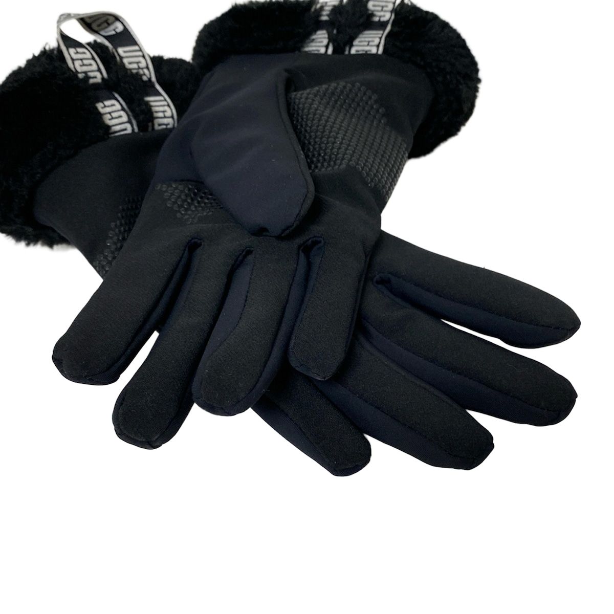  UGG アグ 手袋 レディース 黒 レザー 手袋 アームカバー 小物