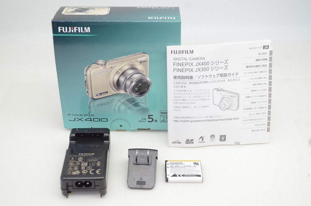 良品 FUJIFILM フジフィルム FinePix JX400 コンパクトデジタルカメラ