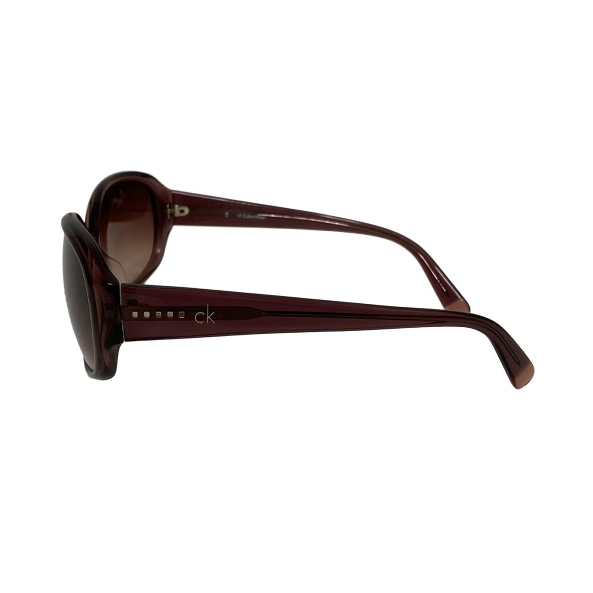 CalvinKlein カルバンクライン サングラス ブラウン パープル