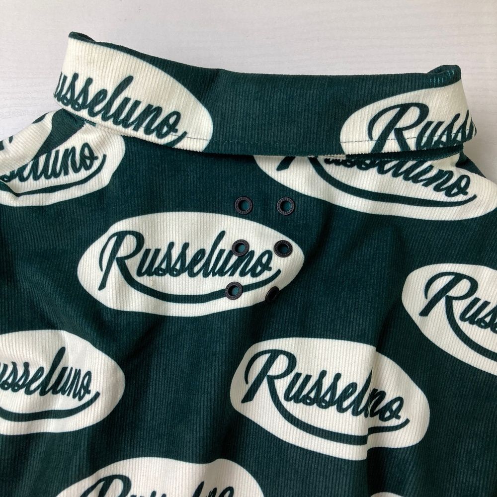 サイズ：5 RUSSELUNO ラッセルノ ;2023年 ジップジャケット ロゴ総柄