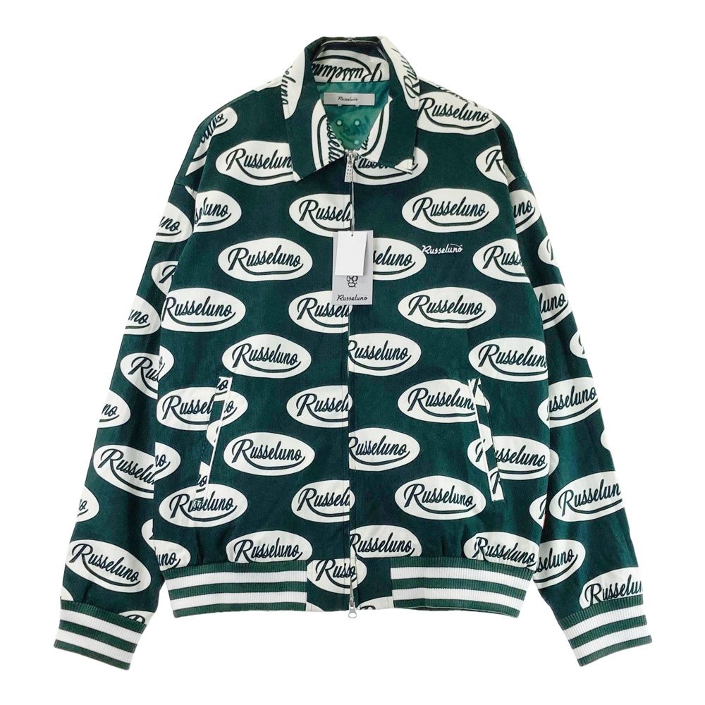 サイズ：5 RUSSELUNO ラッセルノ ;2023年 ジップジャケット ロゴ総柄
