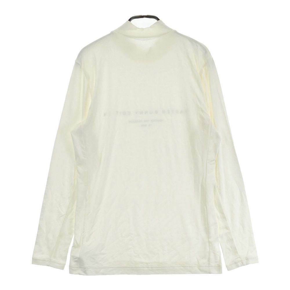 サイズ 4 MASTER BUNNY EDITION マスターバニーエディション 2025年モデル ハイネック 長袖Tシャツ ホワイト系 ゴルフウェア メンズ ストスト
