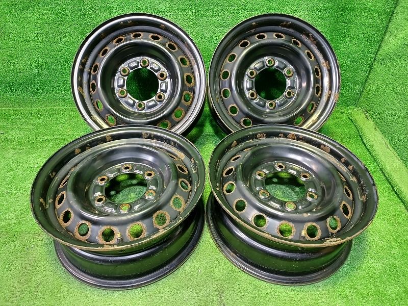 トヨタ TOYOTA ハイエース GDH 226 K ホイール スチール クロ 15インチ 6 J 6穴 4本 139 7