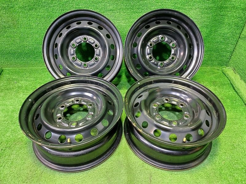 トヨタ TOYOTA ハイエース KDH 206 V ホイール スチール クロ 15インチ 6 J 6穴 4本 139 7