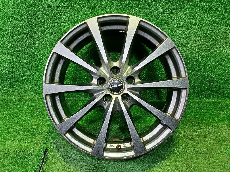  エクシーダ ﾌﾟﾘｳｽ ｶﾛｰﾗﾂｰﾘﾝｸﾞ ホイール アルミ ガンメタ 17インチ 7 J 5穴 4本 100 50 17インチ ホイール