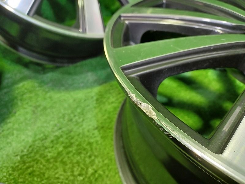  スマック ﾌﾟﾘｳｽ ｲﾝﾌﾟﾚｯｻ ホイール アルミ ガンメタポリッシュ 17インチ 7 J 5穴 4本 100 50 17インチ ホイール