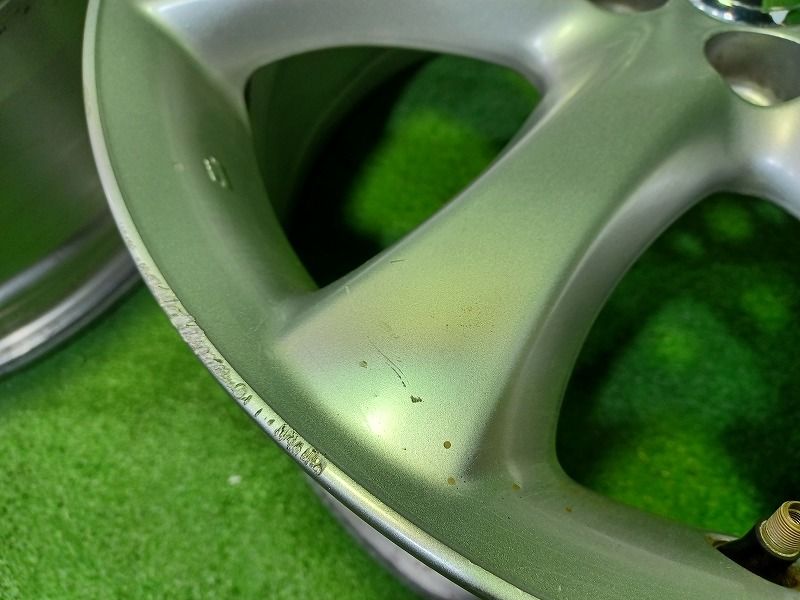 トヨタ TOYOTA ウィッシュ ANE 11 W ホイール アルミ ガンメタ 17インチ 7 J 5穴 4本 100 54 42611 68020