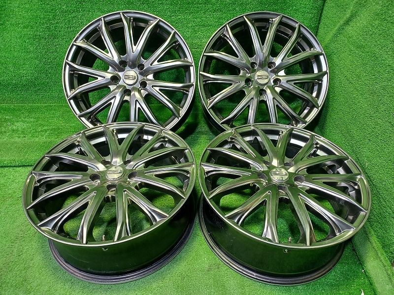 ブロッケン フォルマM 1 ﾉｱ ｳﾞｫｸｼｰ ｴｽｸｧｲｱ ホイール アルミ ハイグロス 18インチ 7 J 5穴 4本 114 3 53