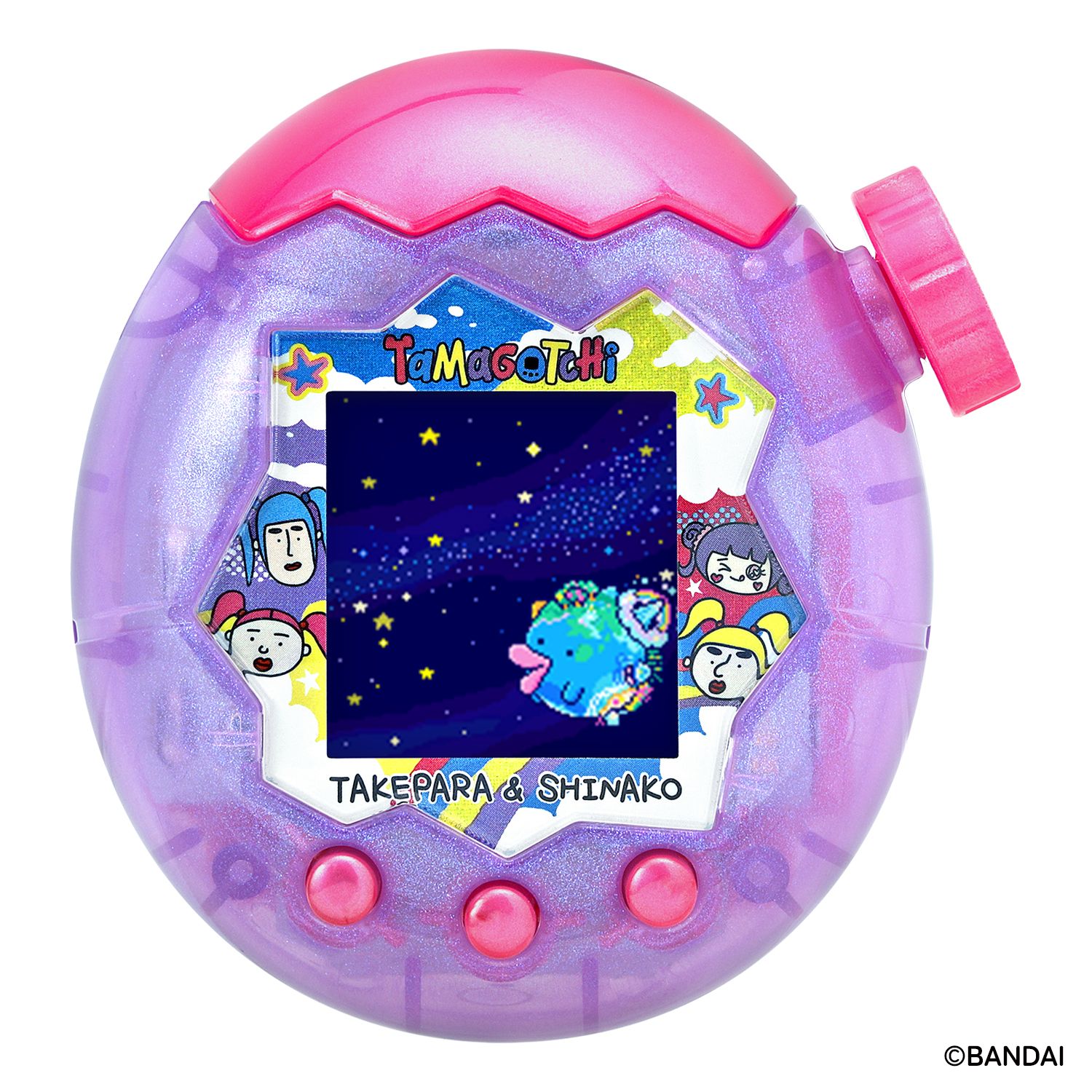 Tamagotchi Paradise - Purple Sky 竹下 ぱらだいす-しなこ セット BANDAI バンダイ