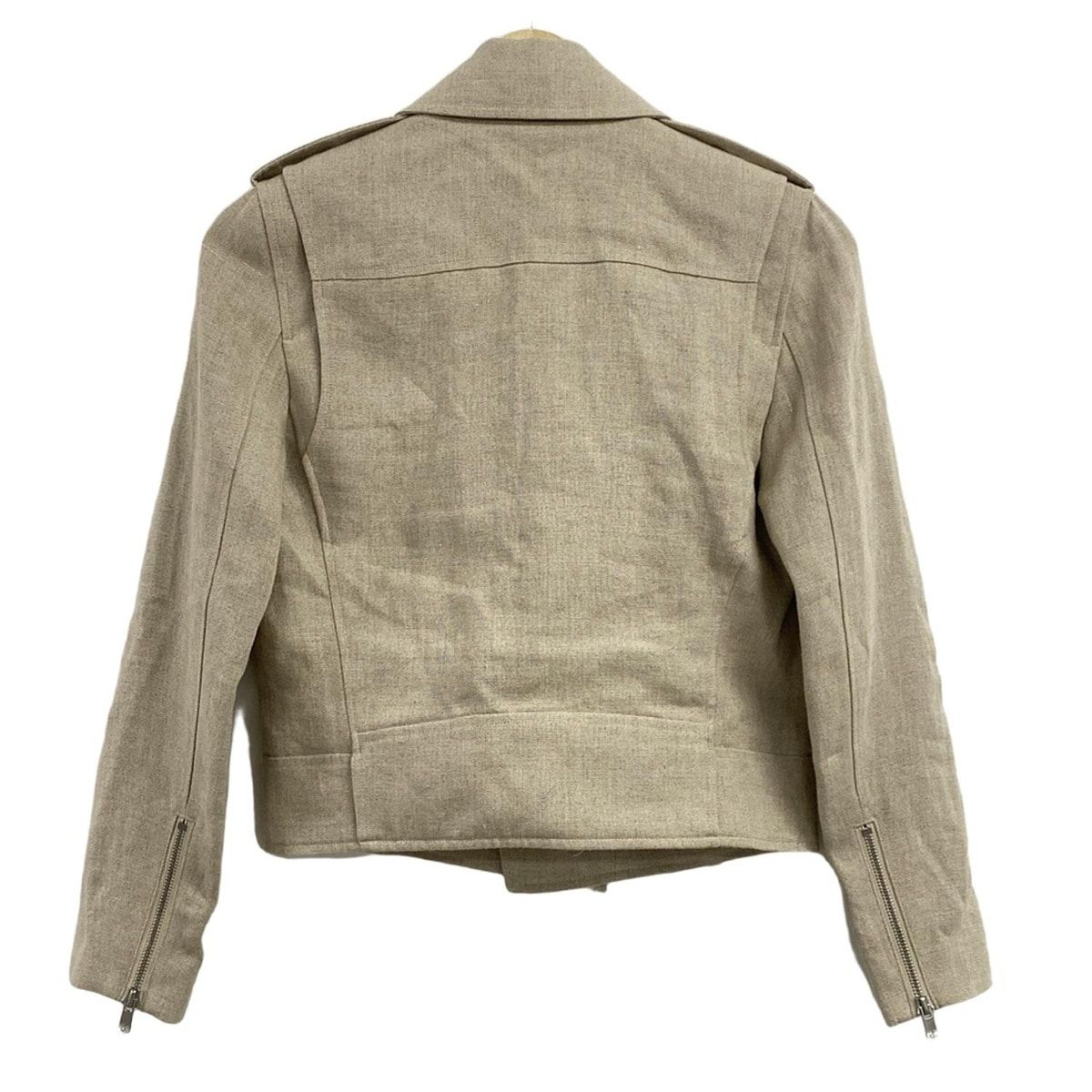 theory セオリー ライダースジャケット サイズP M レディース - ベージュ 長袖|ジップアップ|春|秋