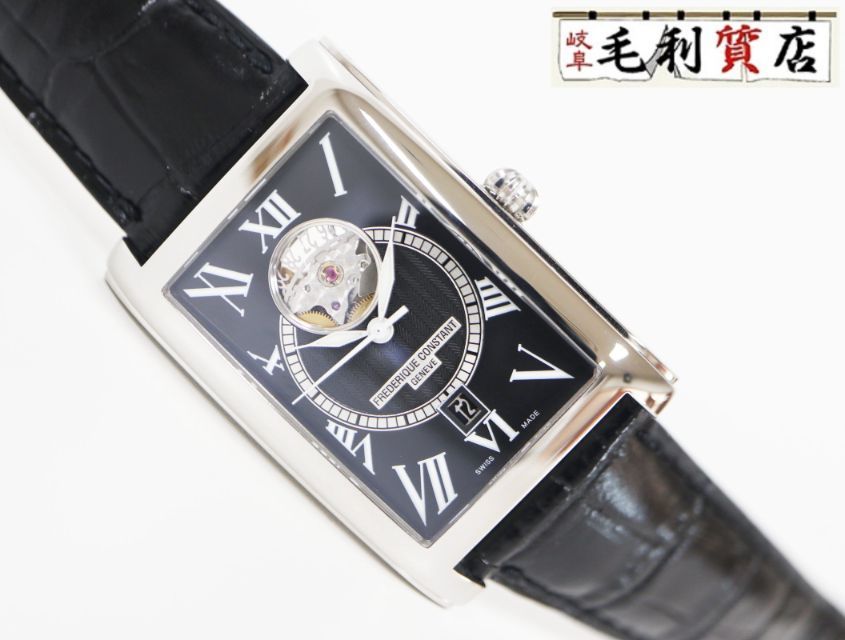 フレデリックコンスタント FC 303 310 315 X 4 C 5 6 カレ ハートビート ステンレス SS レザー 自動巻き メンズ 時計