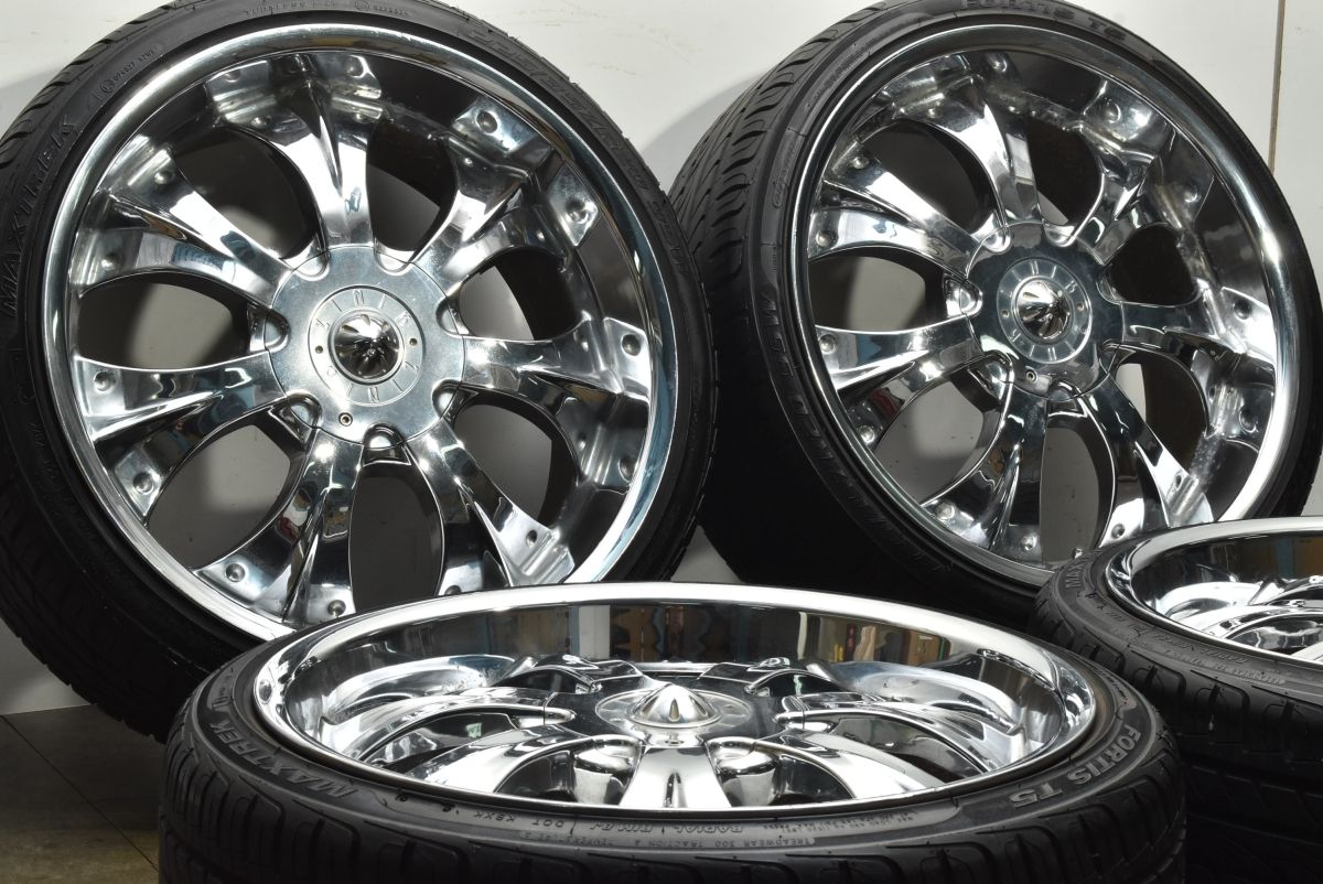 カスタム用に AUTO ZINIK Z 6 20 in 8 5 J 35 PCD 114 3 マックストレック フォルティス T 225 R 19 アルファード オデッセイ