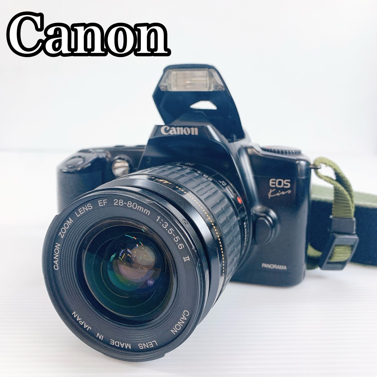 H-147 Canon EOS Kiss フィルム一眼レフカメラ EF 28-80mm II 付属