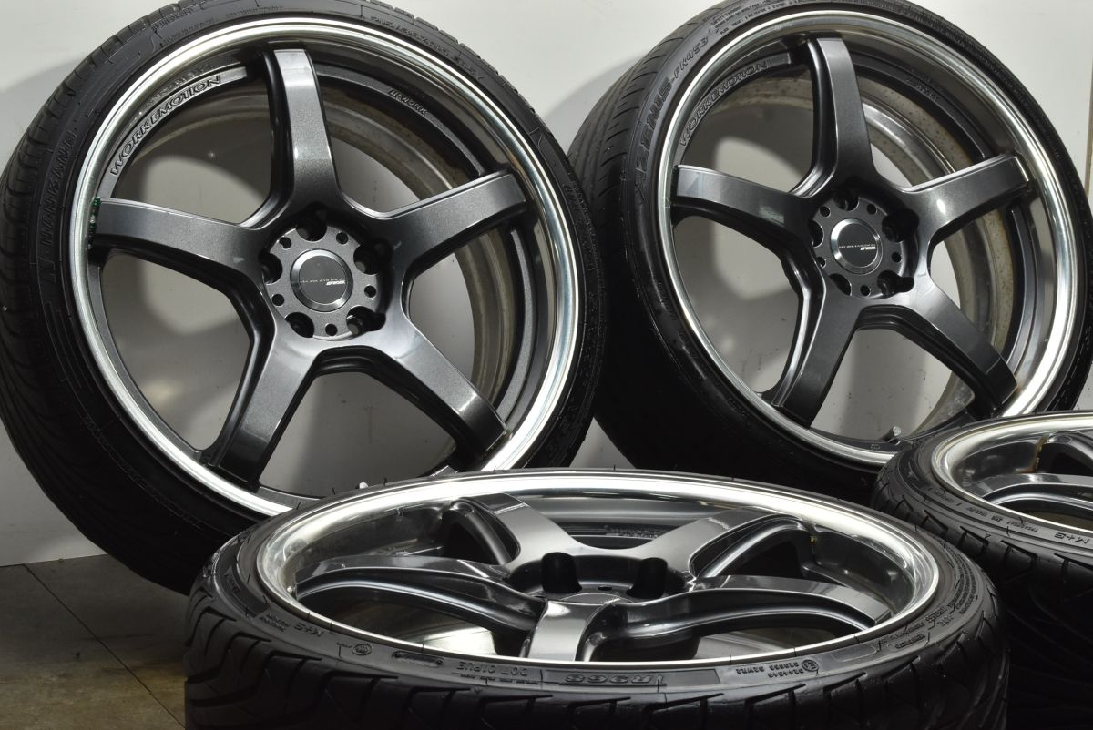 カスタム用に WORK エモーション T 5 R 2 P 19 in 8 J 38 PCD 114 3 215 35 クラウン ハリアー スカイライン セレナ アクセラ アテンザ