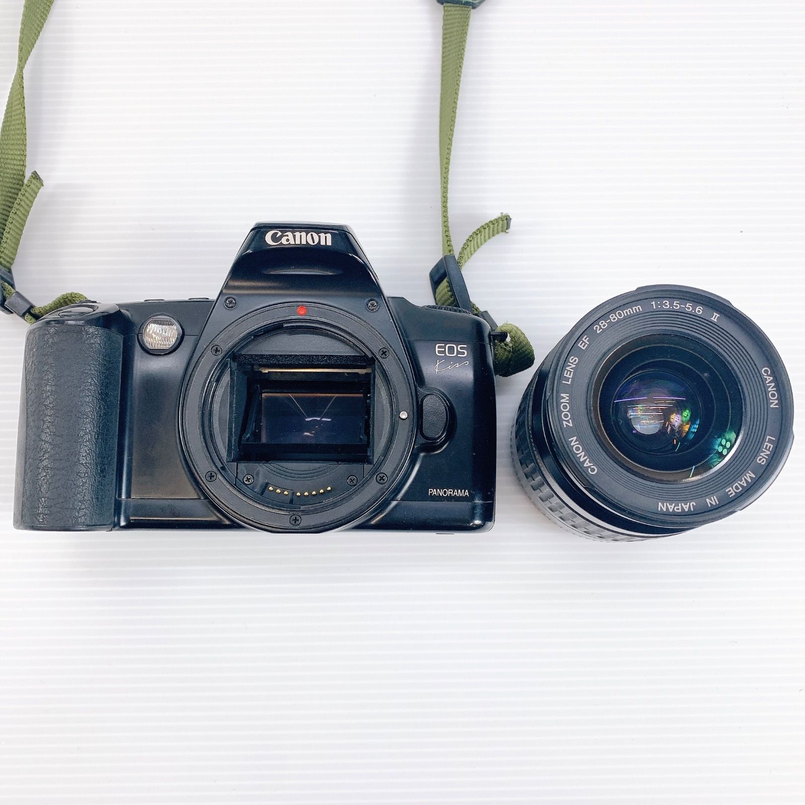 H-147 Canon EOS Kiss フィルム一眼レフカメラ EF 28-80mm II 付属