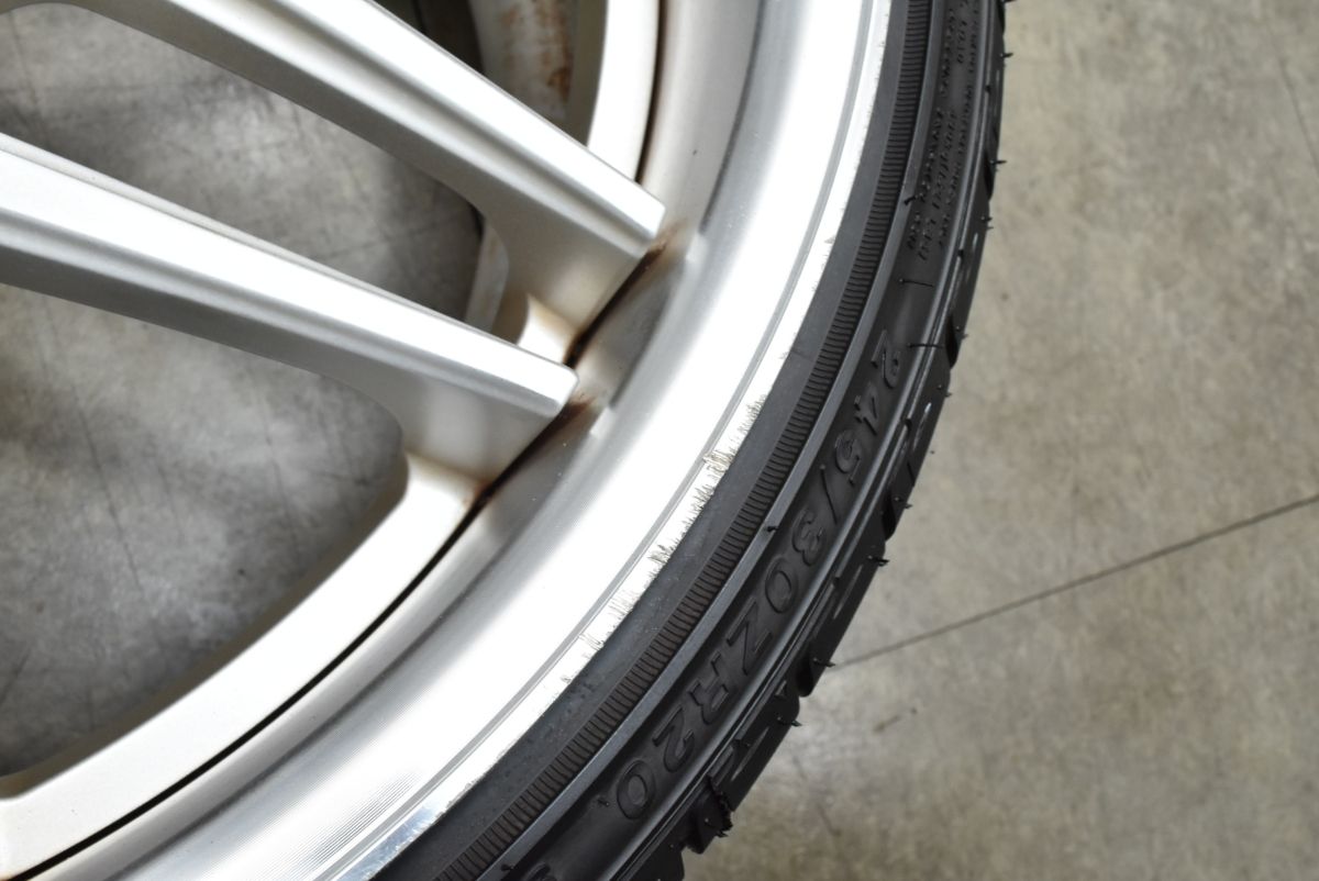  ホイール ワーク グノーシス CV 202 20 in 9 5 J PCD 112 ミネルバ F 105 245 30 R アウディ A 5外し 4 6 TT WORK GNOSIS 20インチ タイヤ ホイールセット