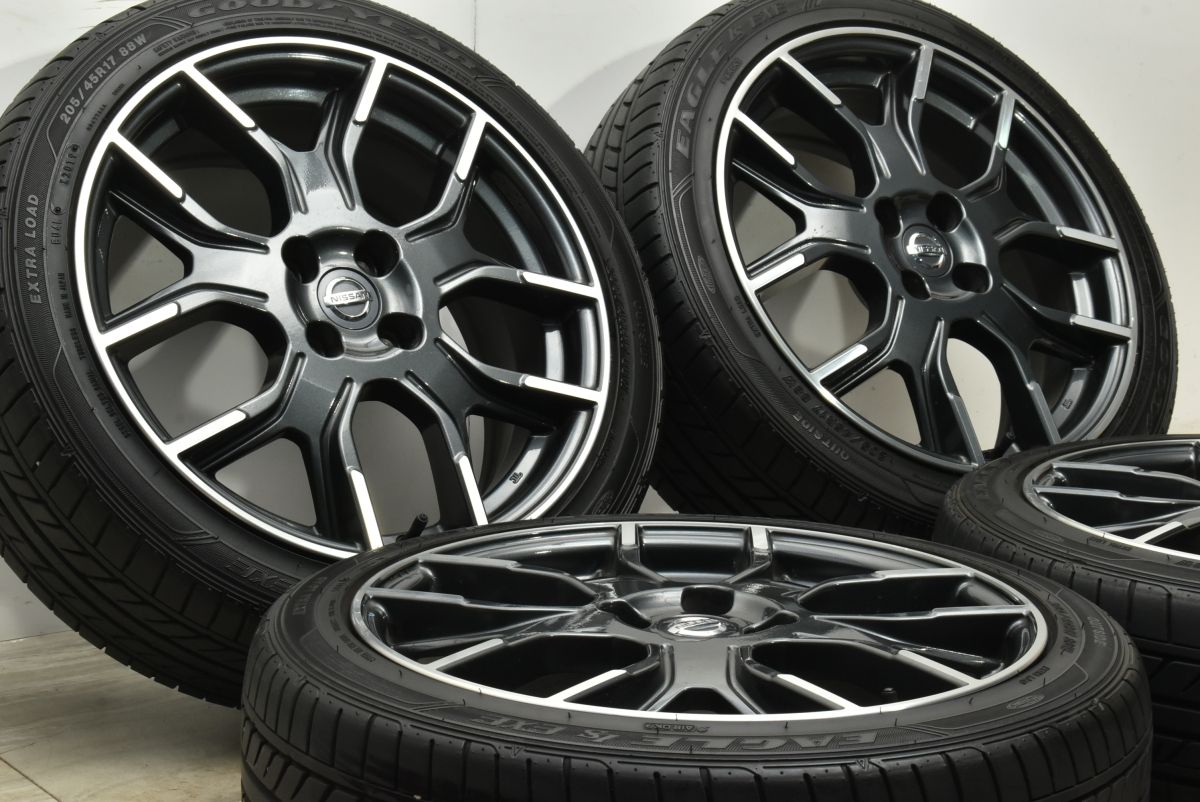 交換用に ニッサン ノート ニスモ S 17 in 7 J 47 PCD 100 グッドイヤー イーグル LS EXE 205 45 R ノーマル戻し NISMO