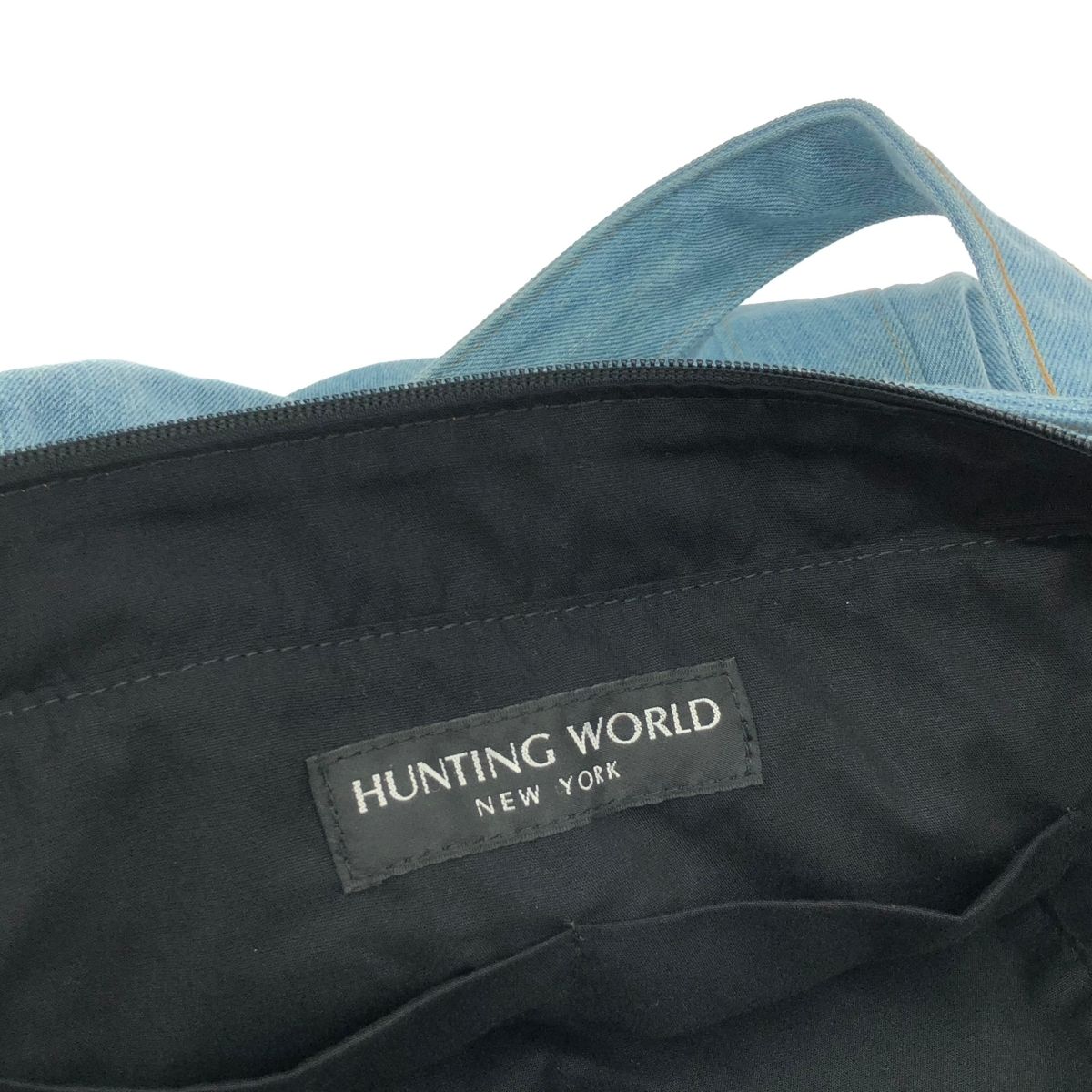 HUNTING WORLD ハンティングワールド 2WAYバッグ デニム ブルー ユニ  
