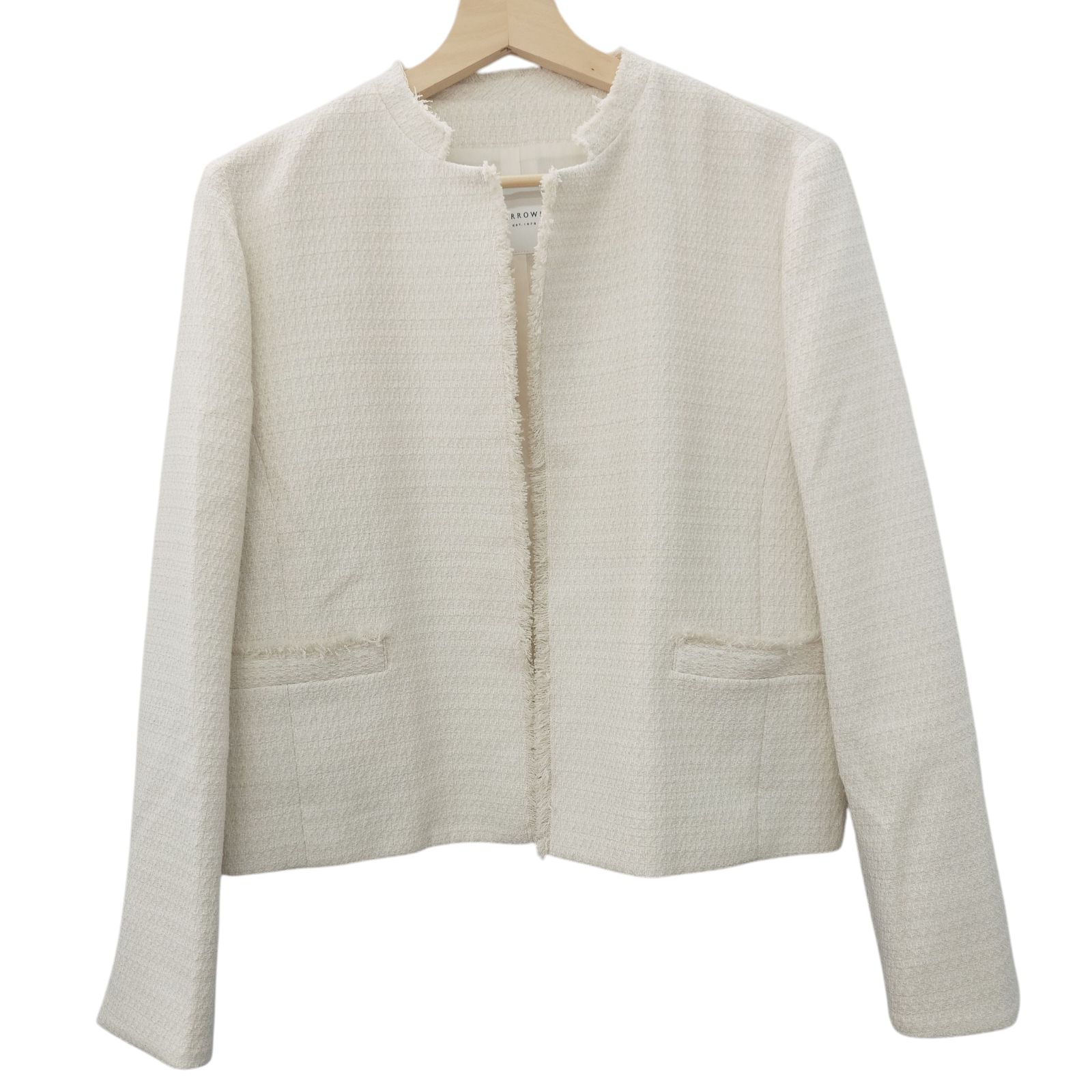 TOMORROWLAND トゥモローランド ノーカラージャケット ツイード サイズ