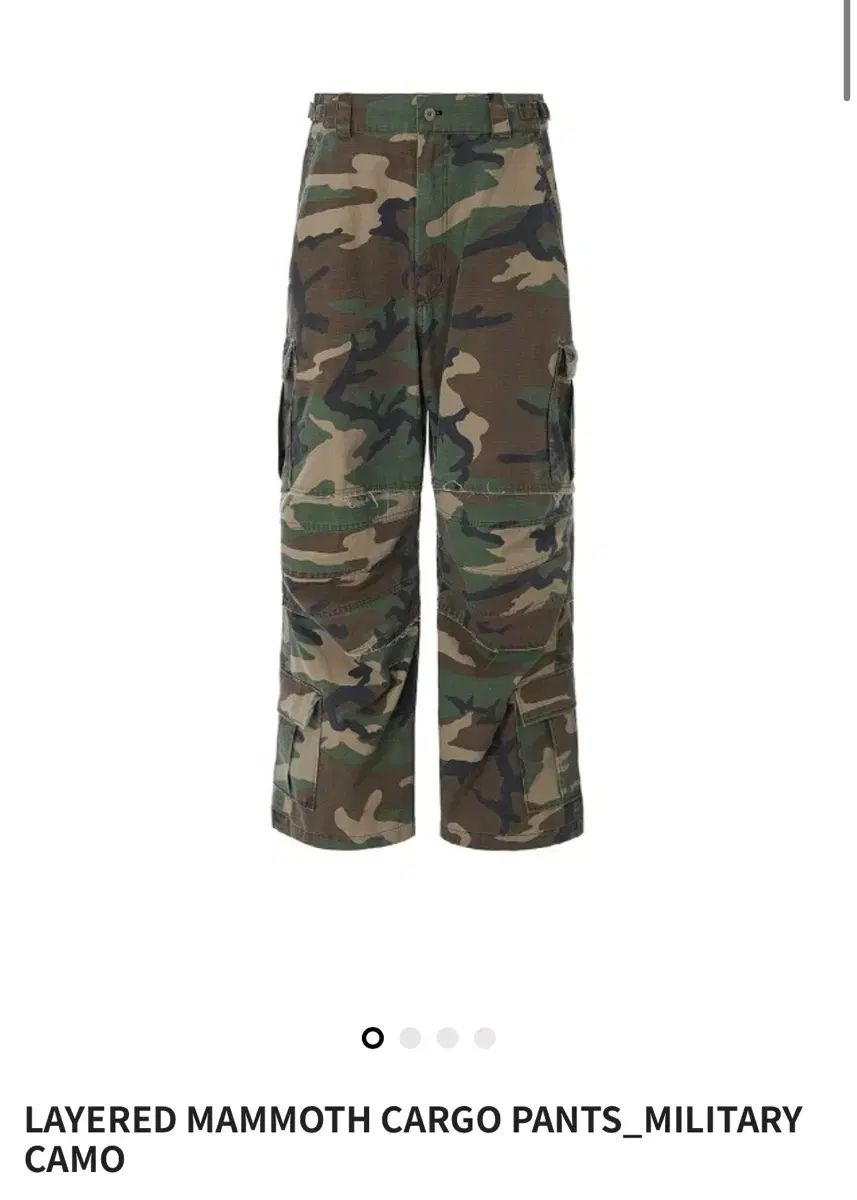 AOP エイオップ カーゴパンツ カモフラージュ