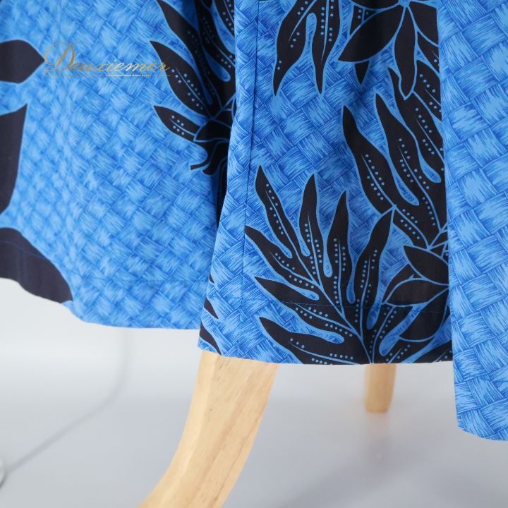 【美品 フラダンス衣装】ブルー torchginger ベロア ワンピース 【美品 フラダンス衣装】ブルー torchginger ベロア ワンピース