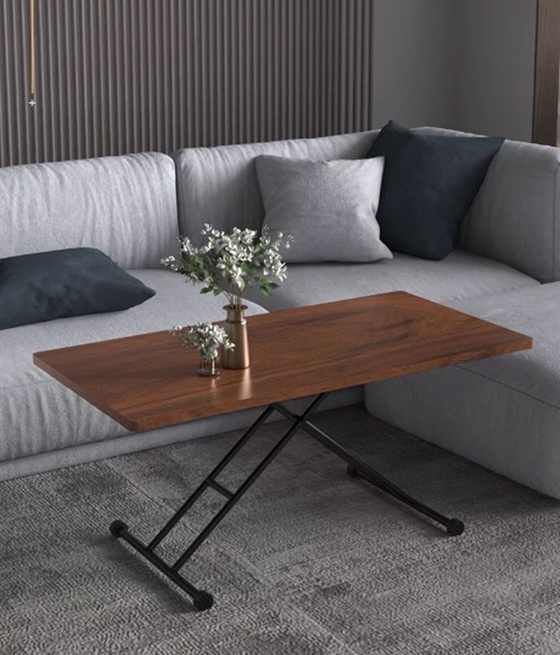 大好評 テーブル 昇降式 ガス圧昇降式テーブル 高さ調節 ブラウン ナチュラル 大理石調 おしゃれ シンプル 昇降テーブル ダイニングテーブル