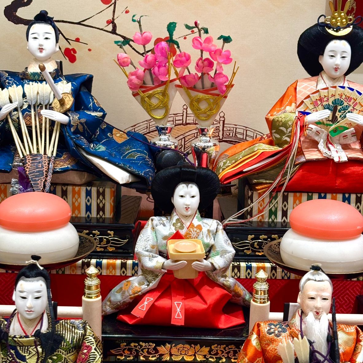 ひな人形 7人飾り