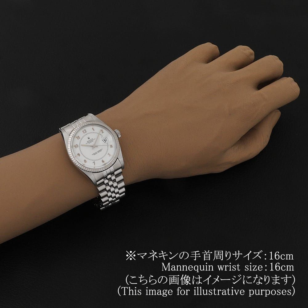 ロレックス デイトジャスト 16014 ホワイト ボイラーゲージ 81番 中古