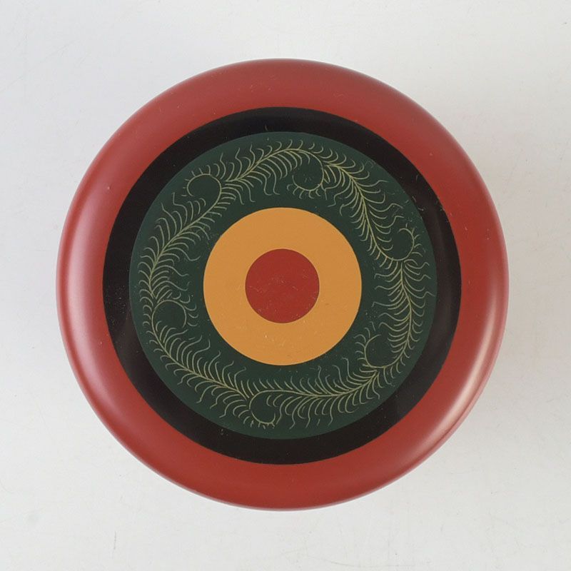 茶道具 尚峰作 古代彫 独楽塗 太駒棗 共箱 C S412 - メルカリ