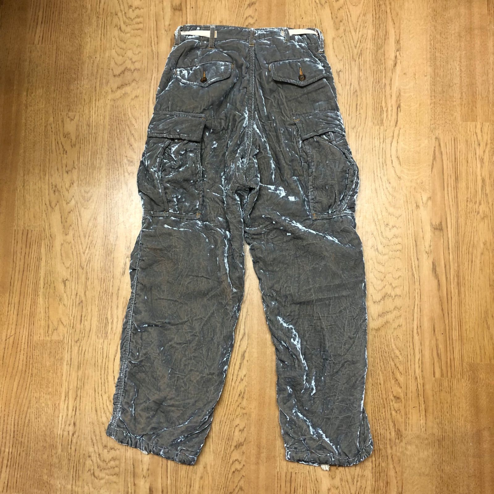 tricot COMME des GARCONS サイズM トリコ コムデギャルソン 中綿 ロングパンツ ベロアパンツ カーゴパンツ 秋冬 ボトムス