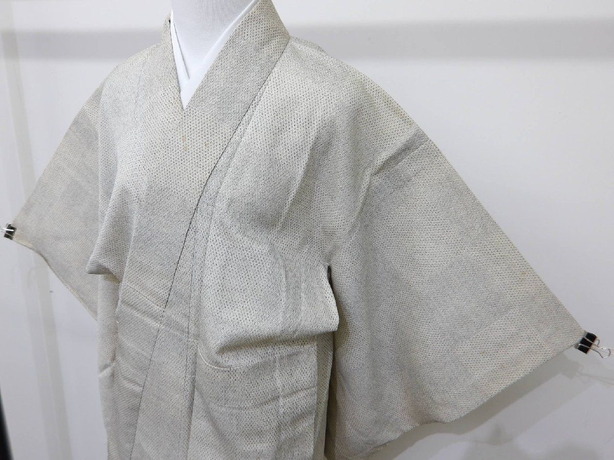 P40982 本塩沢 お召 単衣 k - メルカリ