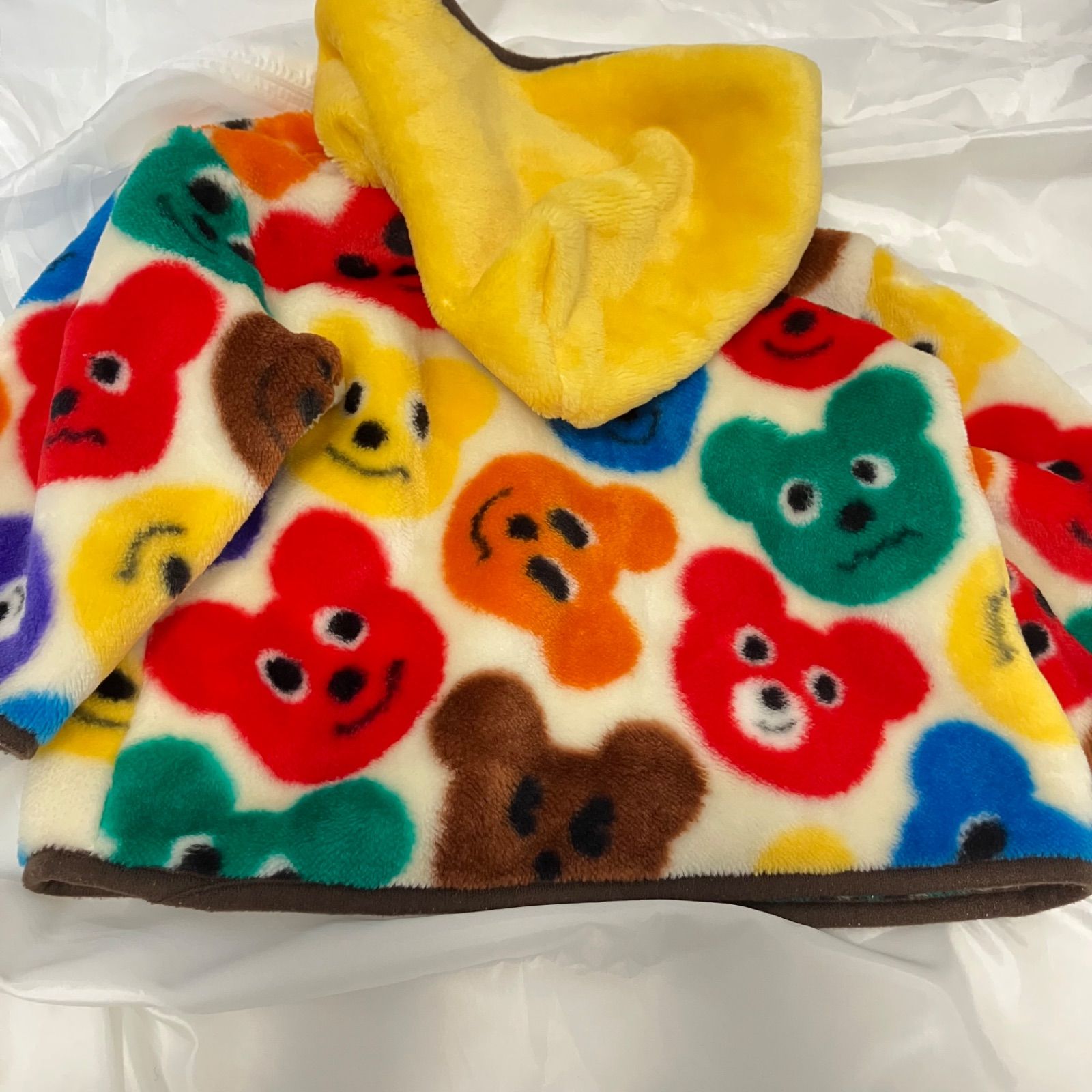 389ミキハウスmikihouse90size ボアフリースアウター - メルカリ