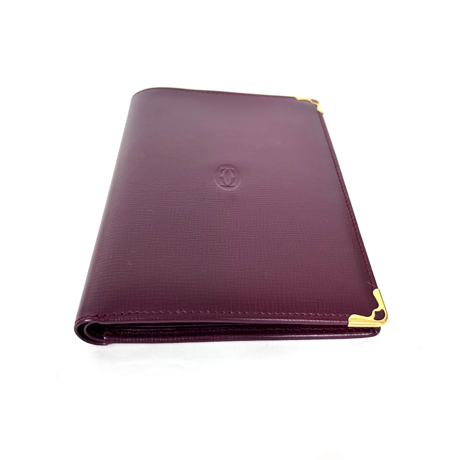 ボルドー 二つ折り財布