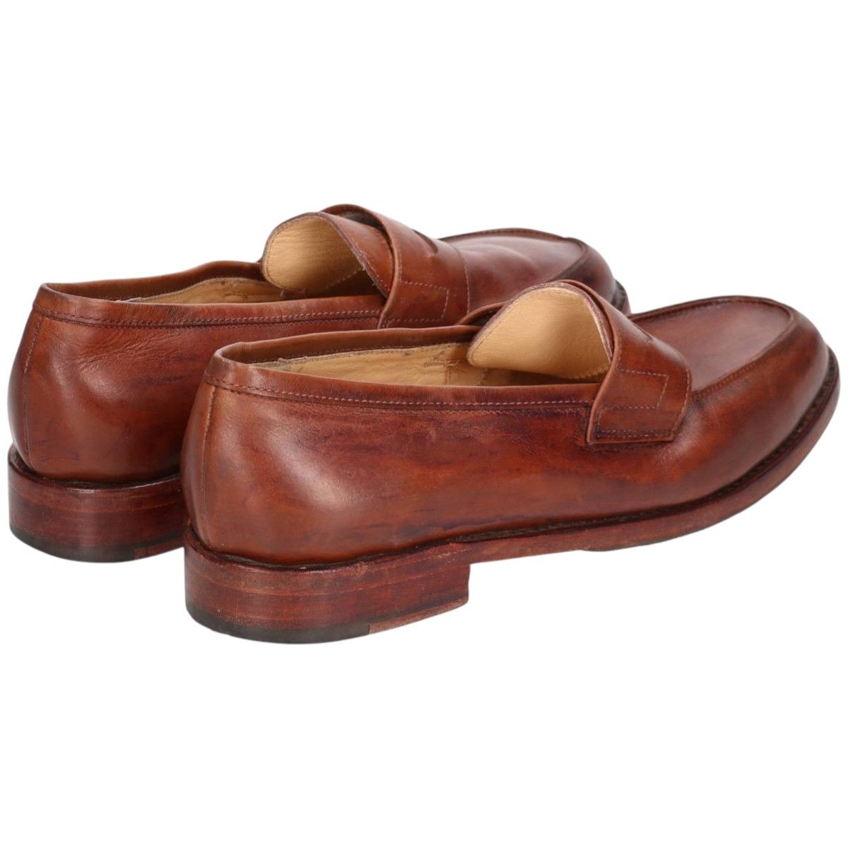 古着 パラブーツ PARA BOOT COUSU コインローファー フランス製 7 1 2 F メンズ26 0 cm相当 saa 014513